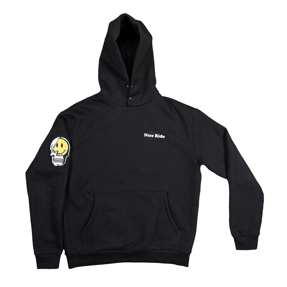 HAVE A NICE RIDE 7 HOODIE L Black