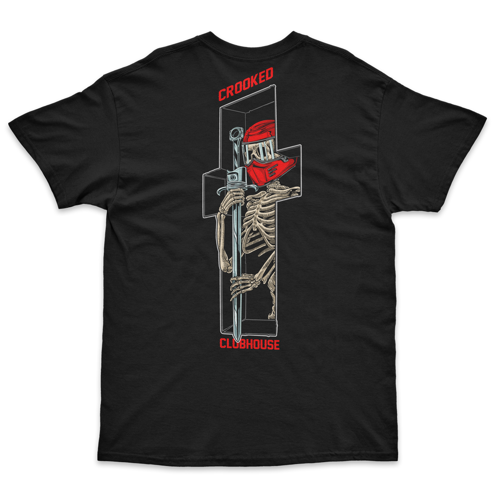 CROSSED TEE