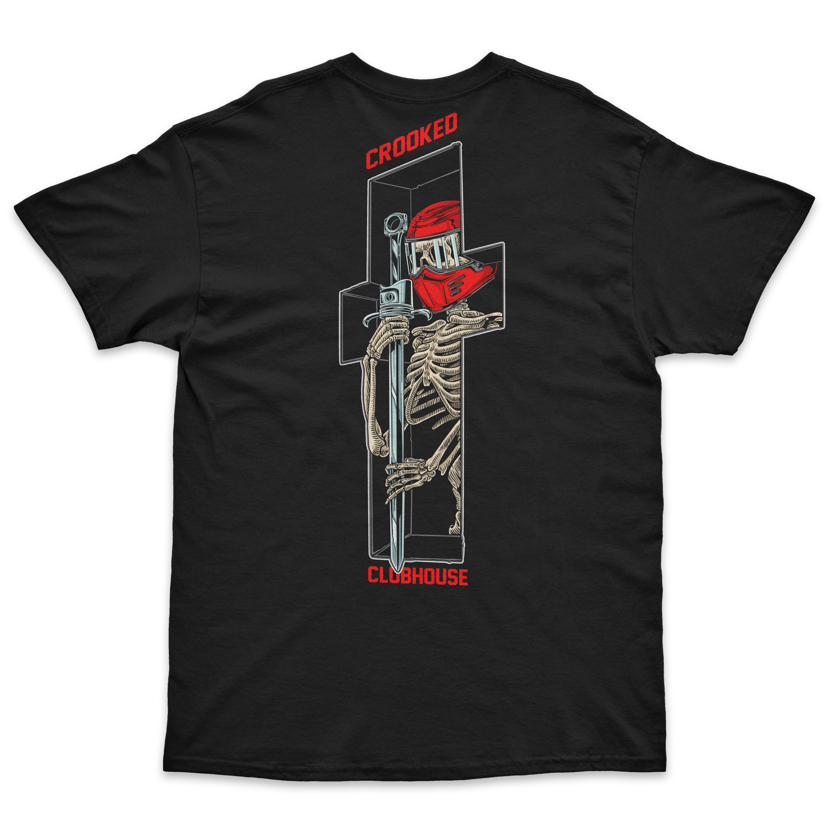 CROSSED TEE