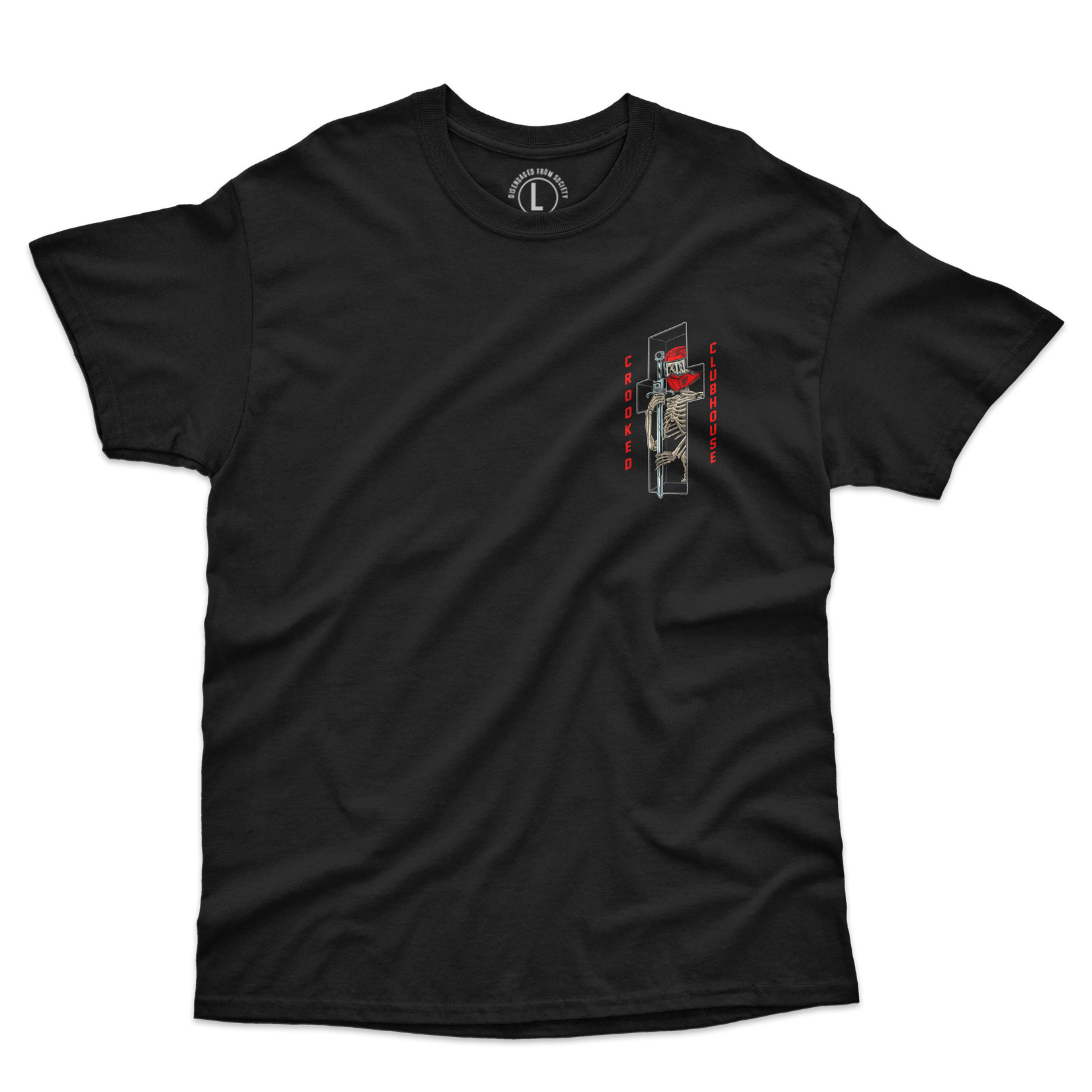 CROSSED TEE