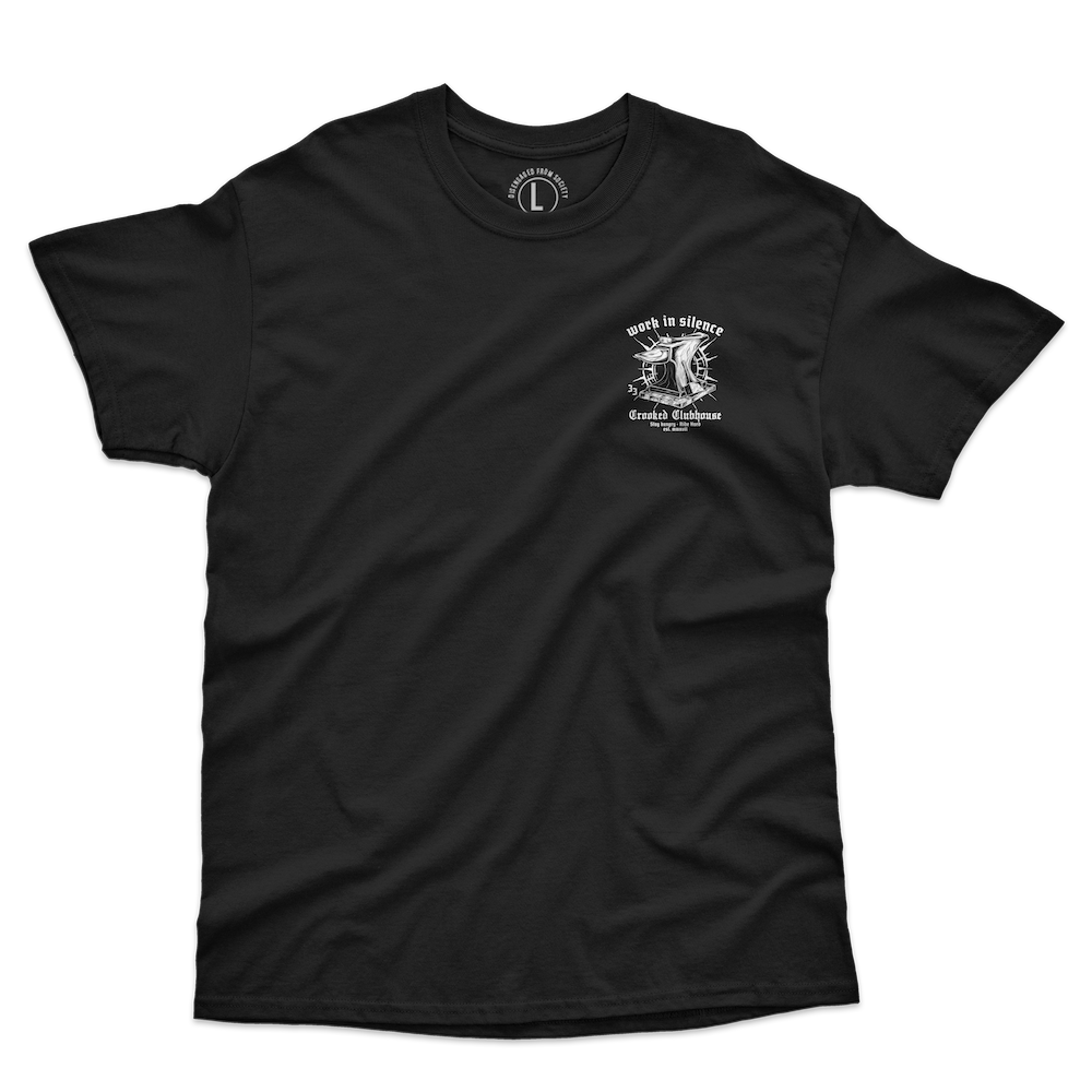 WORK IN SILENCE TEE